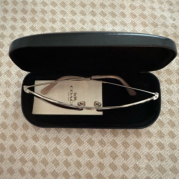 Coach Gold Aviator Sunglasses with Gradient Lenses main image 7